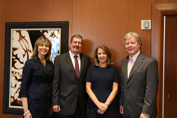 (left to right) Tennessee Supreme Court Justice Holly Kirby, Chief Justice Jeffrey S. Bivins, First Lady of Tennessee Crissy Haslam and Justice Roger A. Page