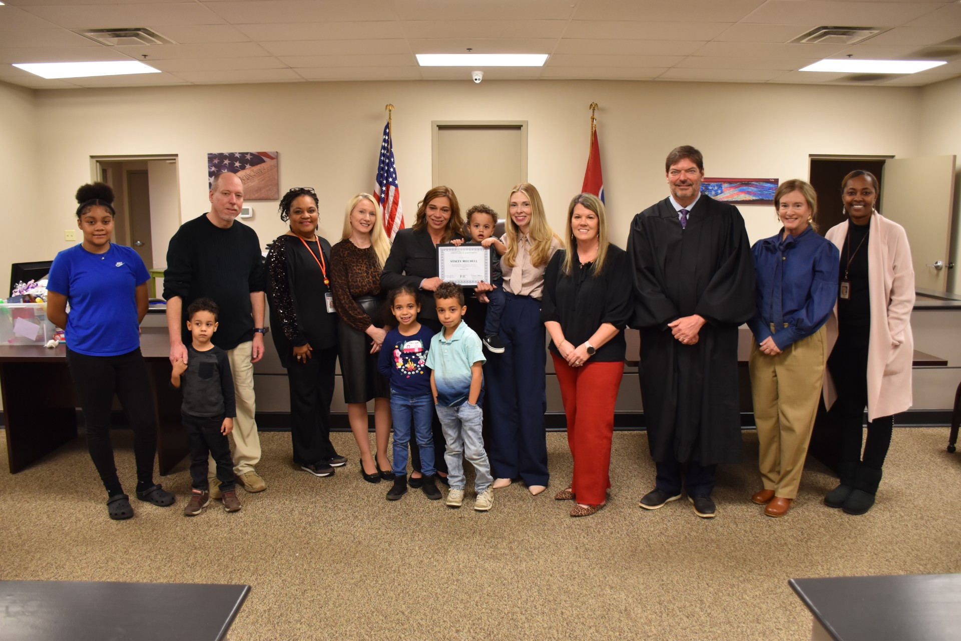 First Graduation Held in Gibson County General Sessions & Juvenile Court Judge Mark Johnson's Safe Baby Court 