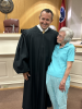 Judge Rose with his grandmother