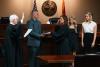 Judge Lund's swearing in ceremony