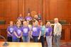 Knoxville court clerks with attorneys and Judge D. Kelly Thomas, Jr.